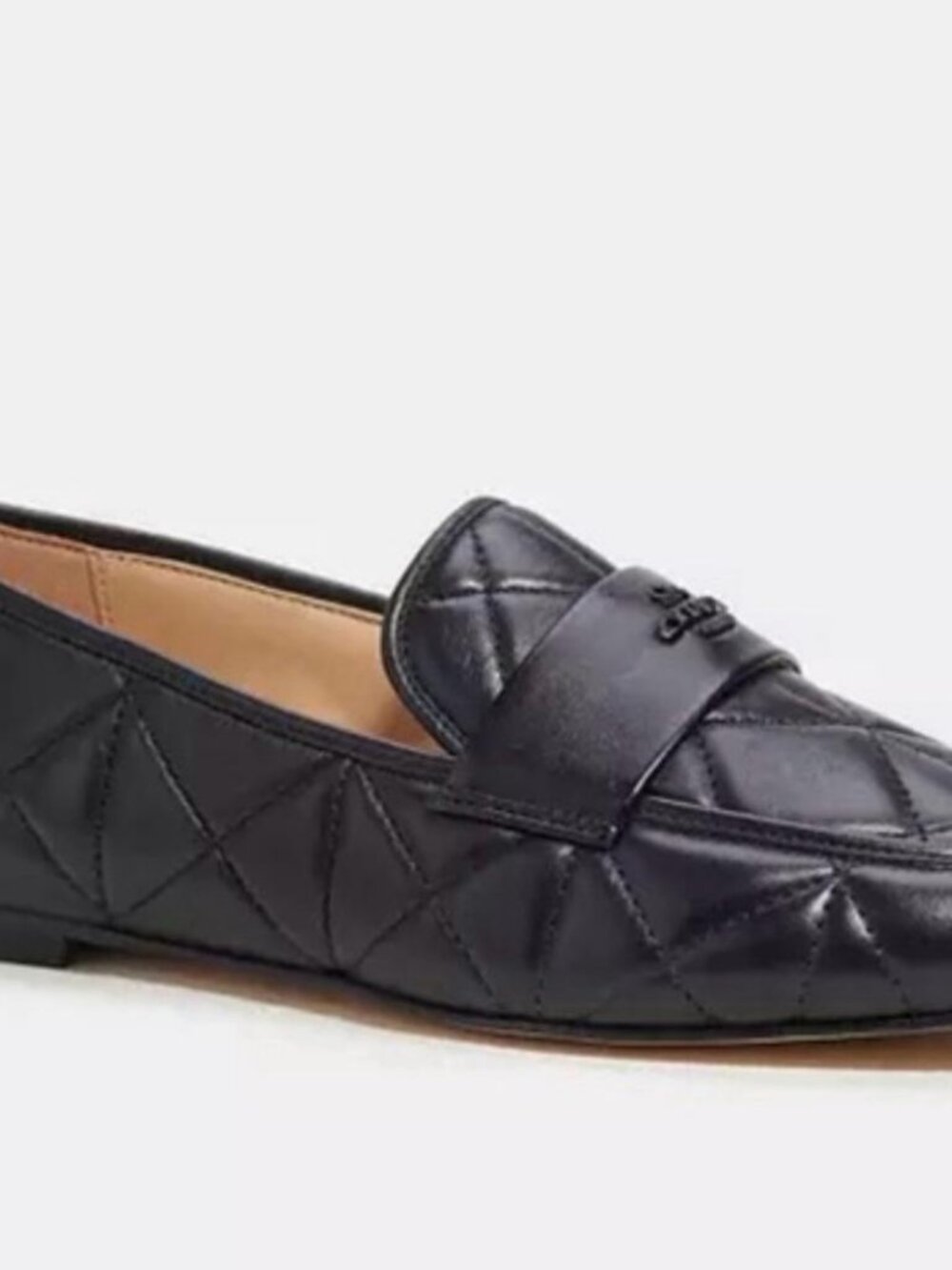 Coach Black Leather Loafer Like New Worn Once Size 8.5 (39) - Picture 4 of 10